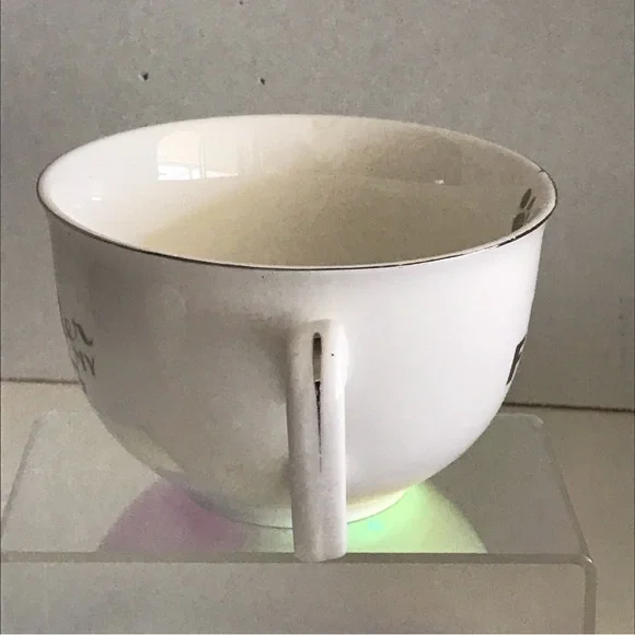 "My Dog is Family" Coffee Cup Mug My Fido Pet Lover Collection- Whte W/Gold Trim - Picture 3 of 13